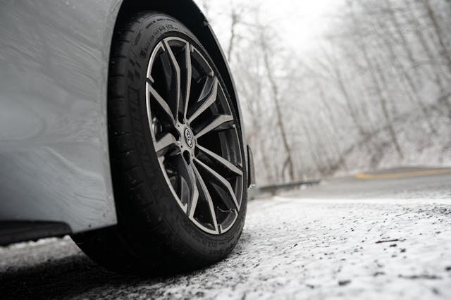 Toyota Supra front wheel detail