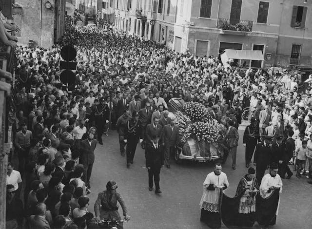 Funeral Of Tazio Nuvolari