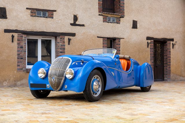 1938 Peugeot 402 front three-quarter