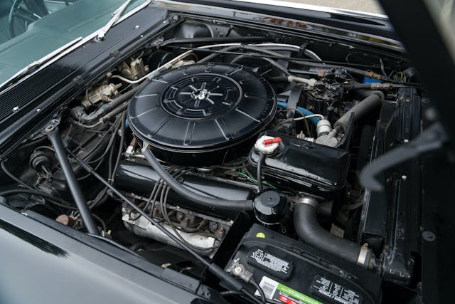 1963 Lincoln Continental engine bay