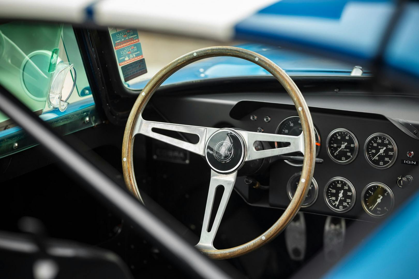 Shelby Cobra Daytona Coupe steering wheel
