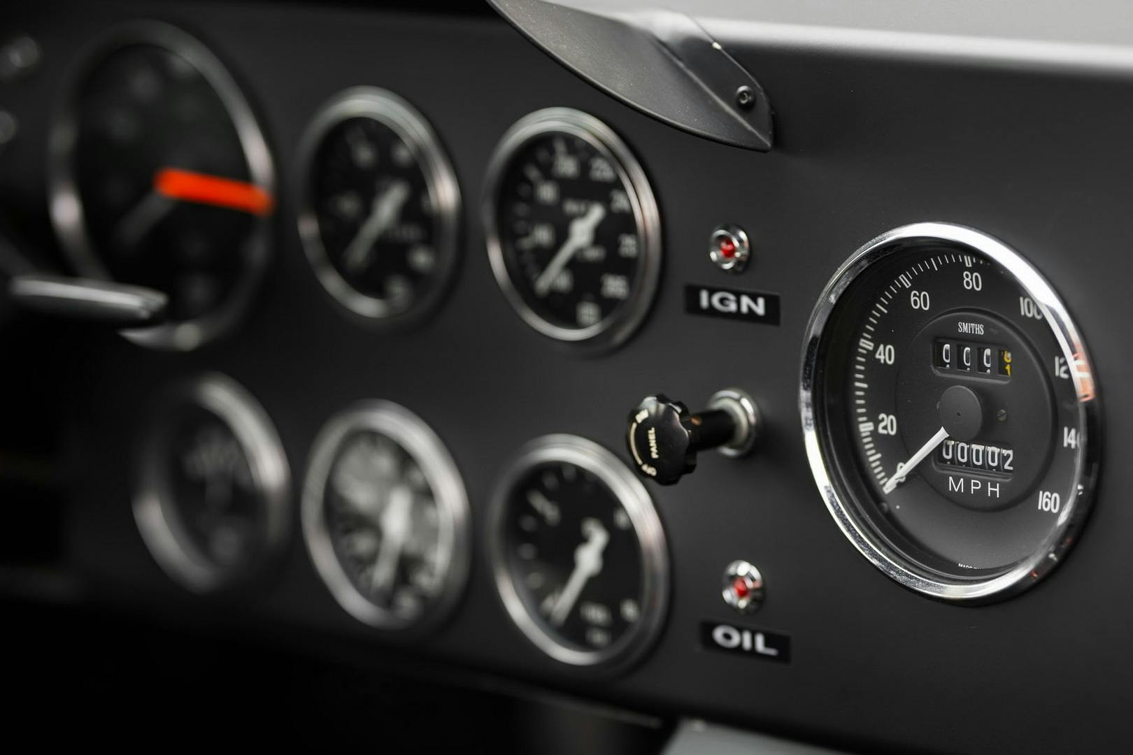 Shelby Cobra Daytona Coupe dash gauges