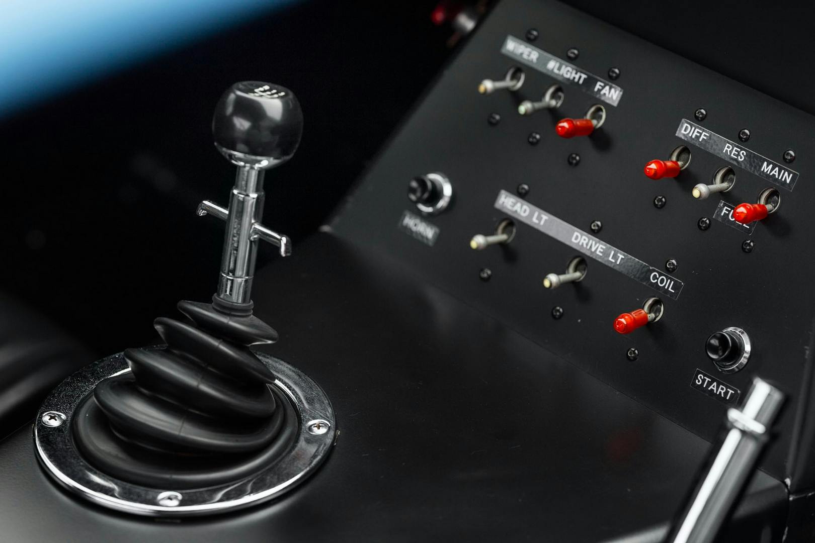 Shelby Cobra Daytona Coupe center console switches