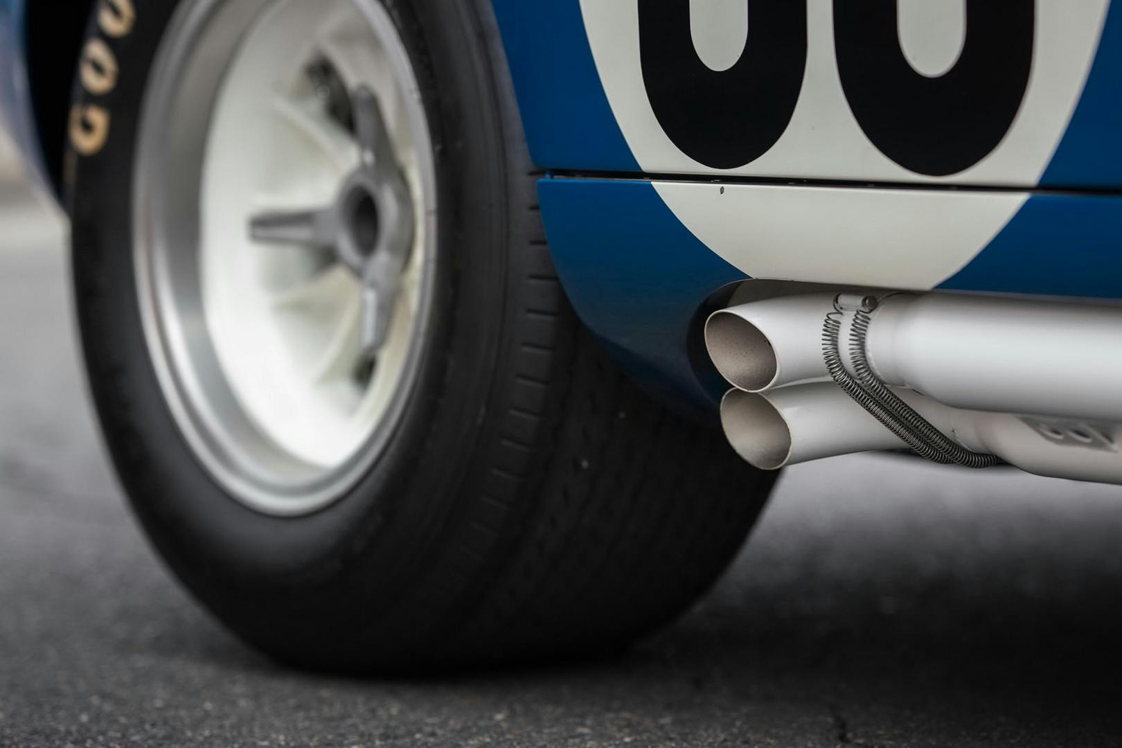 Shelby Cobra Daytona Coupe exhaust detail