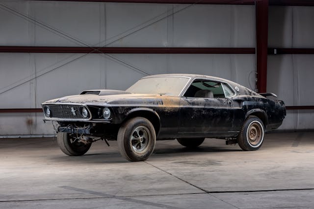1969 Ford Mustang Boss 429 front three-quarter
