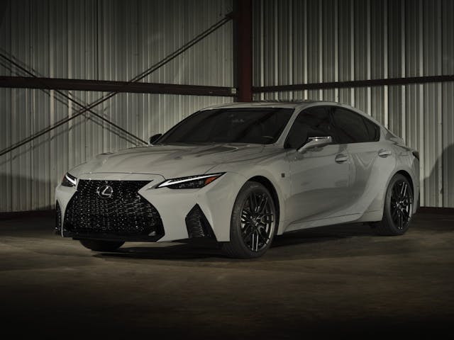 2022 Lexus IS 500 F Sport Launch Edition front three quarter