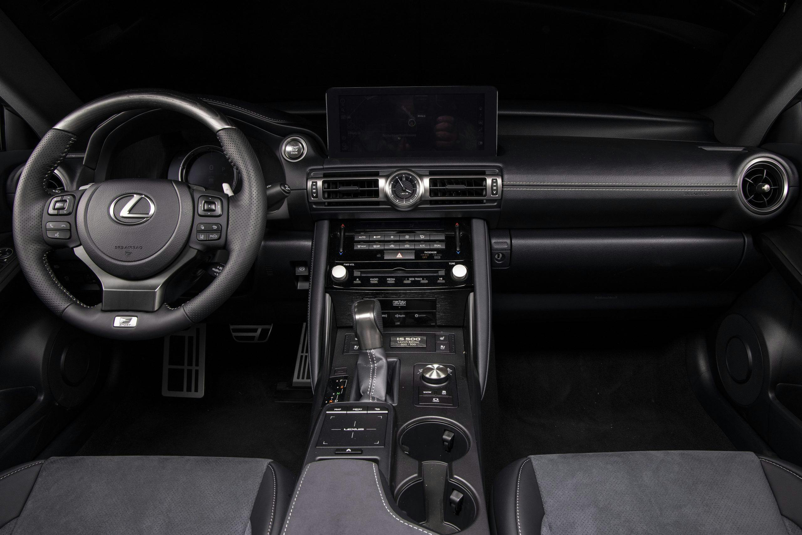 2022 Lexus IS 500 F Sport Launch Edition interior