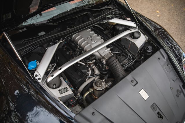 2007 Aston Martin Vantage V8 engine left