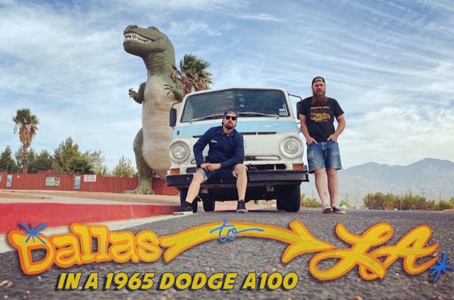 A100 Van Road Trip dinosaur museum
