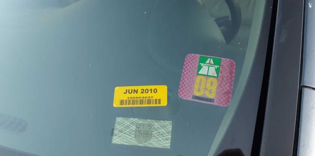 honda odyssey windshield stickers
