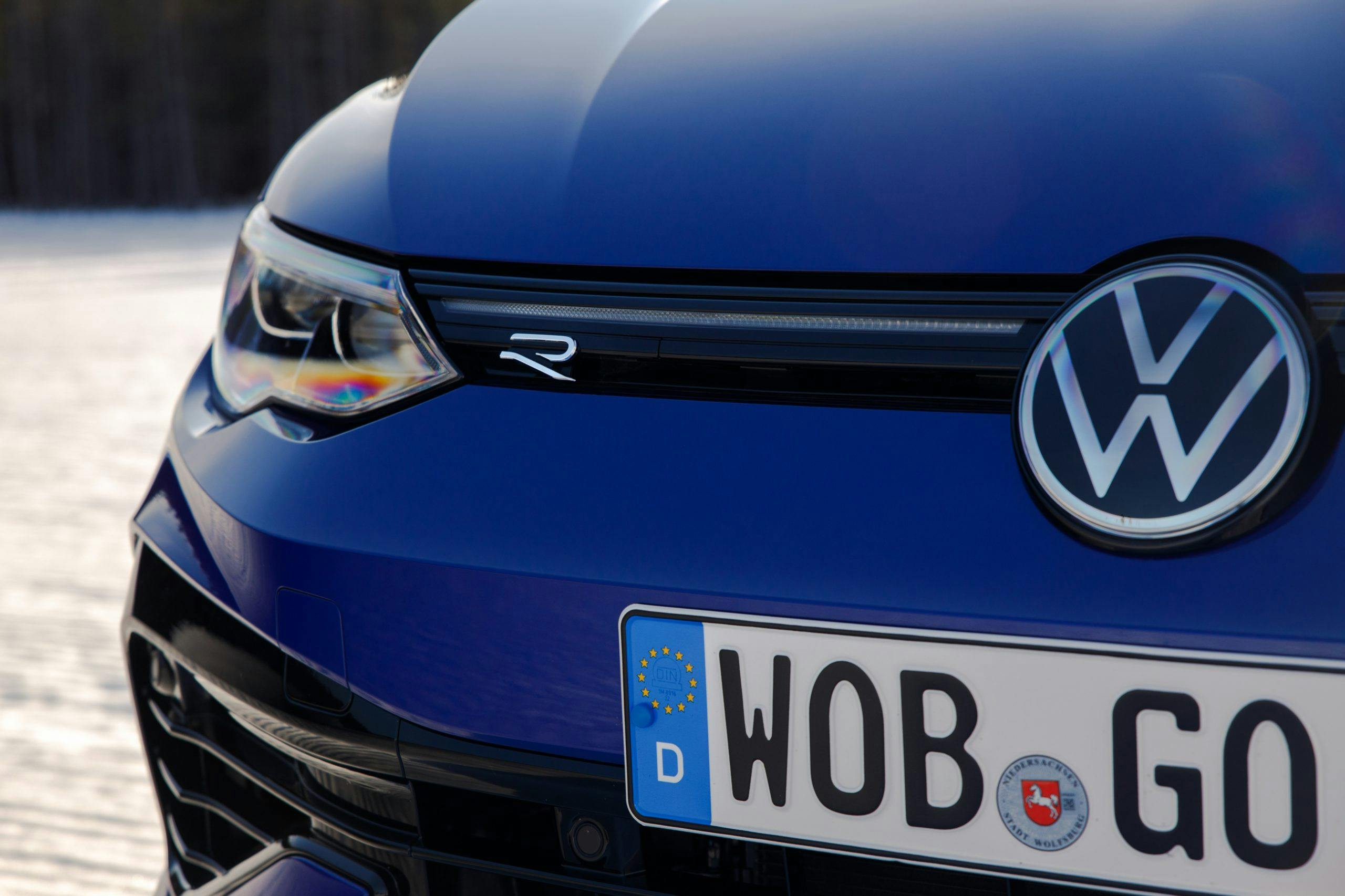 2022 Volkswagen Golf R front corner detail