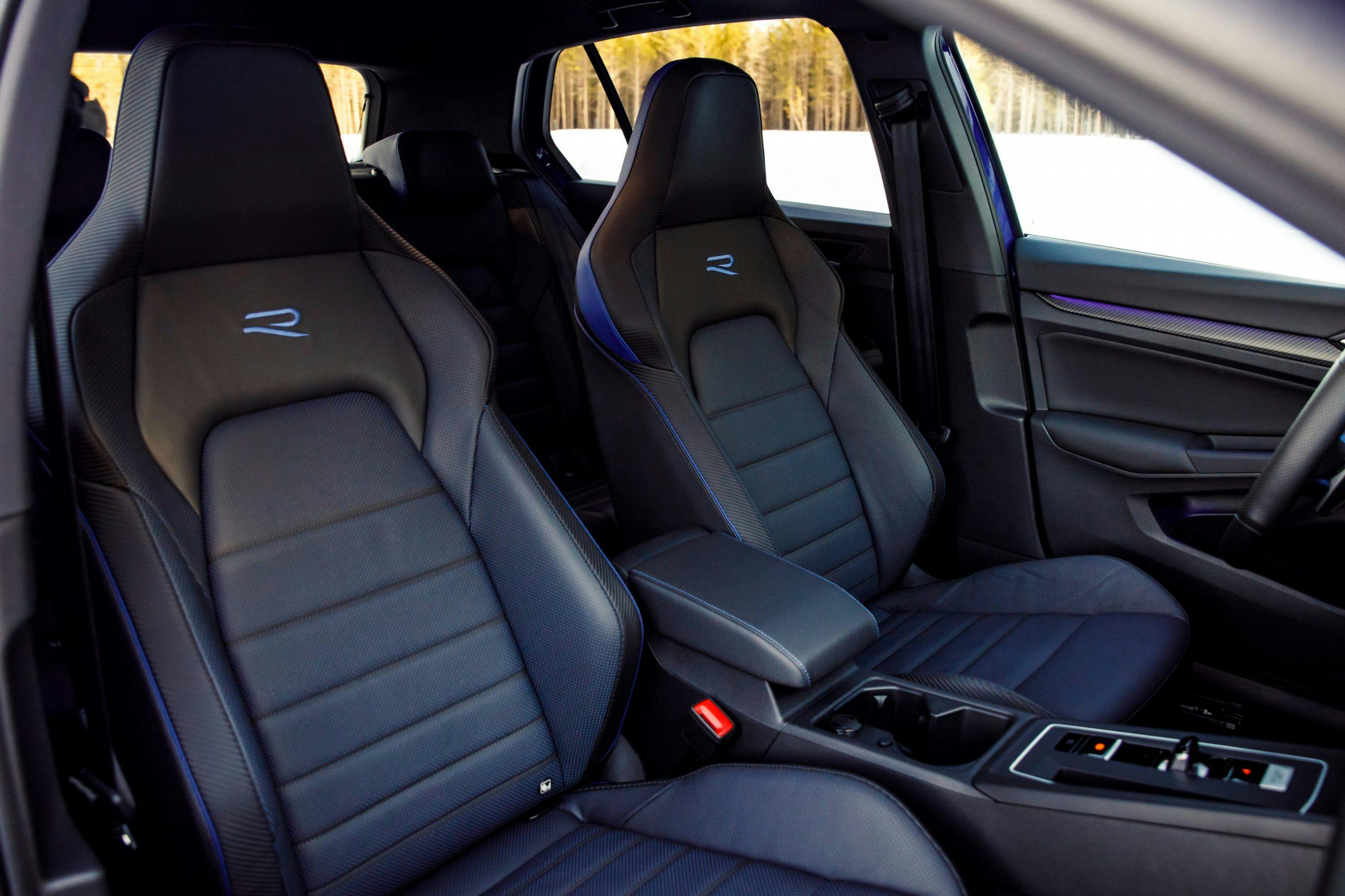 2022 Volkswagen Golf R interior front seats