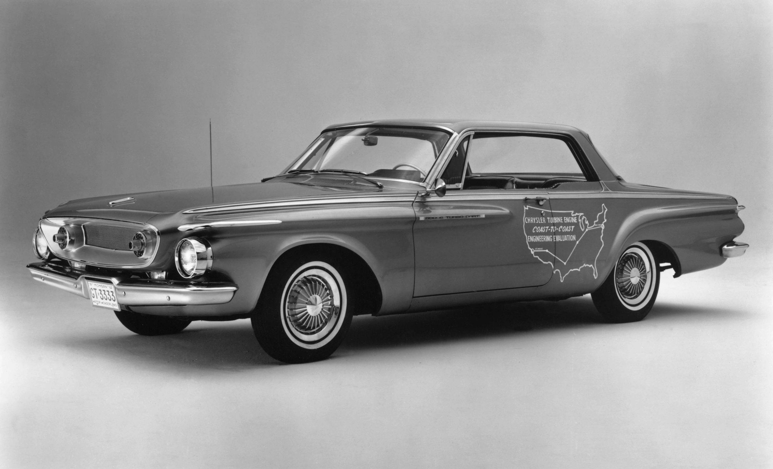 Chrysler Turbine history - 1962 Dodge Turbo Dart left front
