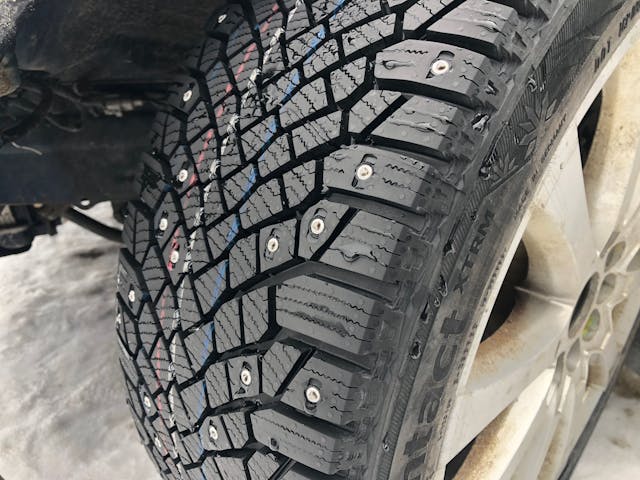 studded tire for ice and snow