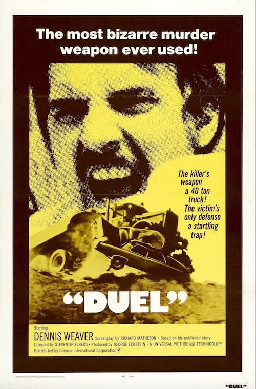 Duel Movie Poster Art