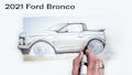 Chip Foose draws a Ford bronco