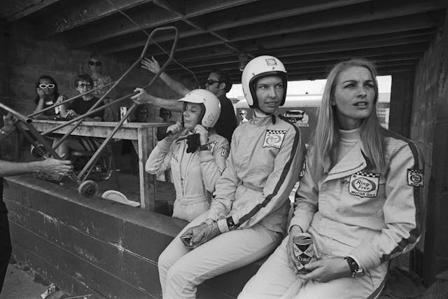 1969 Donna Mae Mims Janet Guthrie Liane Engeman sebring 12 hour endurance motorsport women