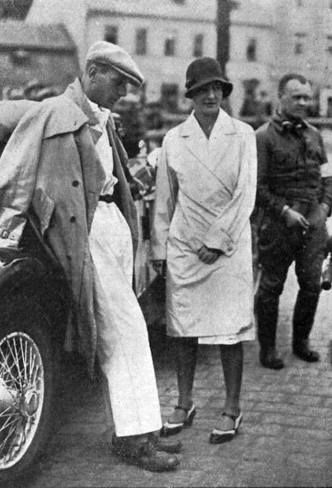Hans Stuck and Eliška Junková circa 1930
