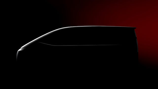 Hyundai Staria side profile silhouette