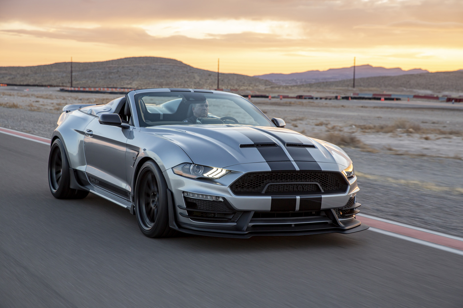Shelby American's 825-hp Super Snake Speedster is one mean droptop