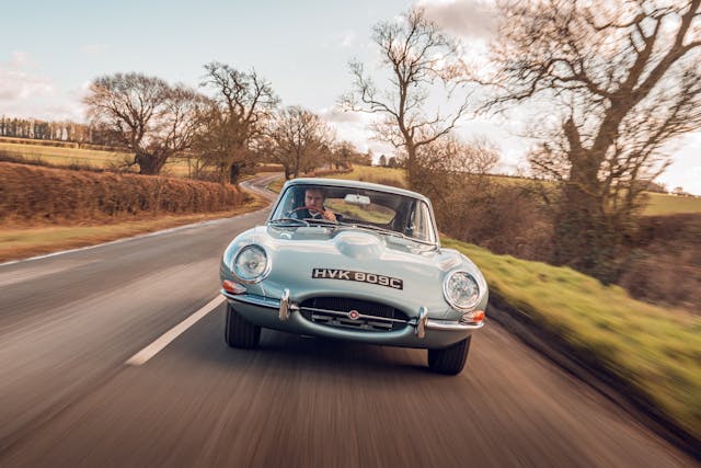 Jaguar E-Type Reborn 1965 Series 1 4.2 driving front