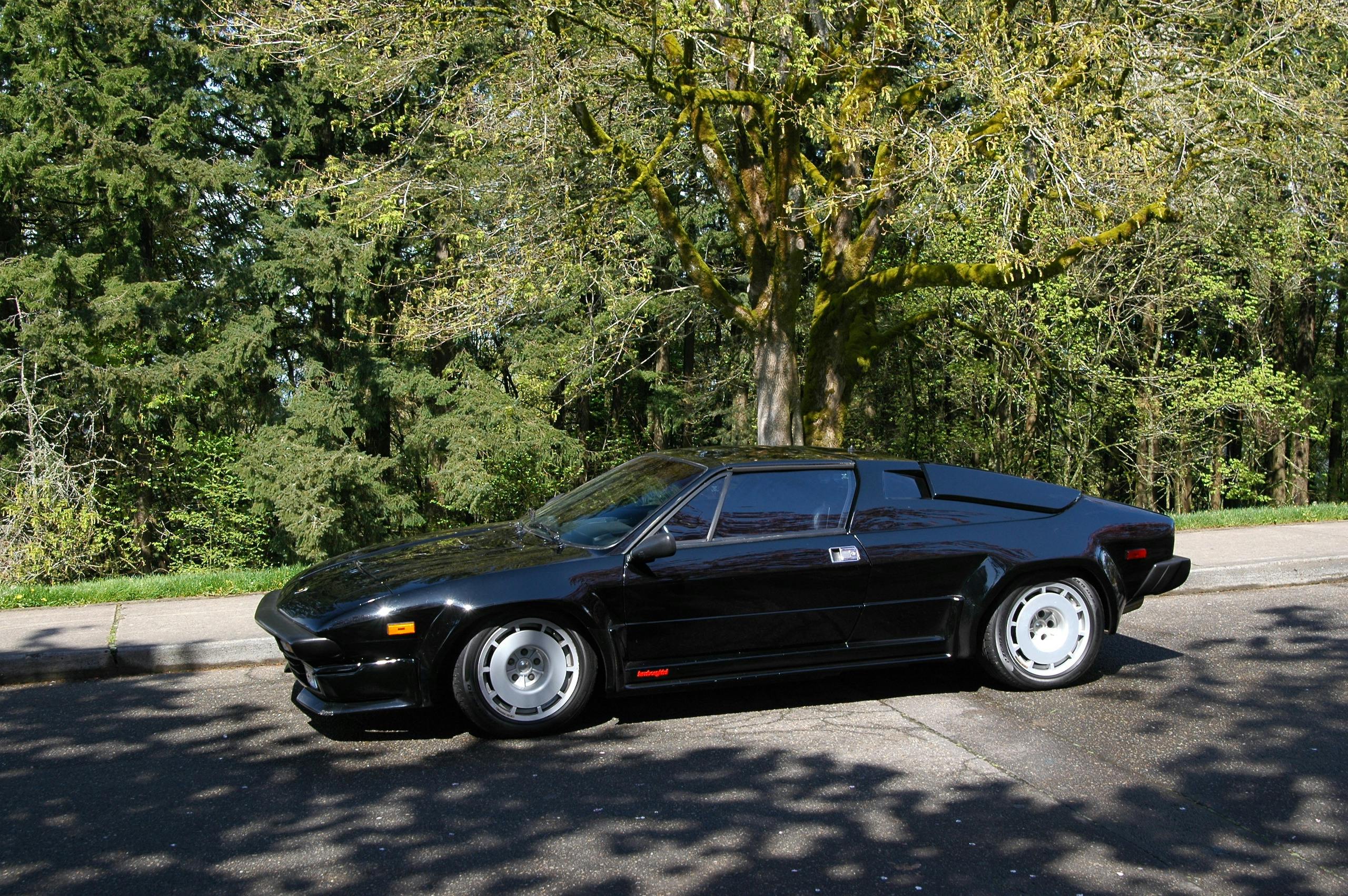 1986 Lamborghini Jalpa side profile