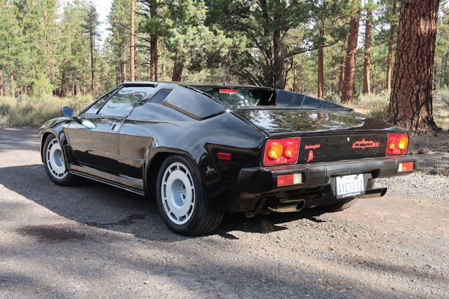 1986 Lamborghini Jalpa rear three-quarter