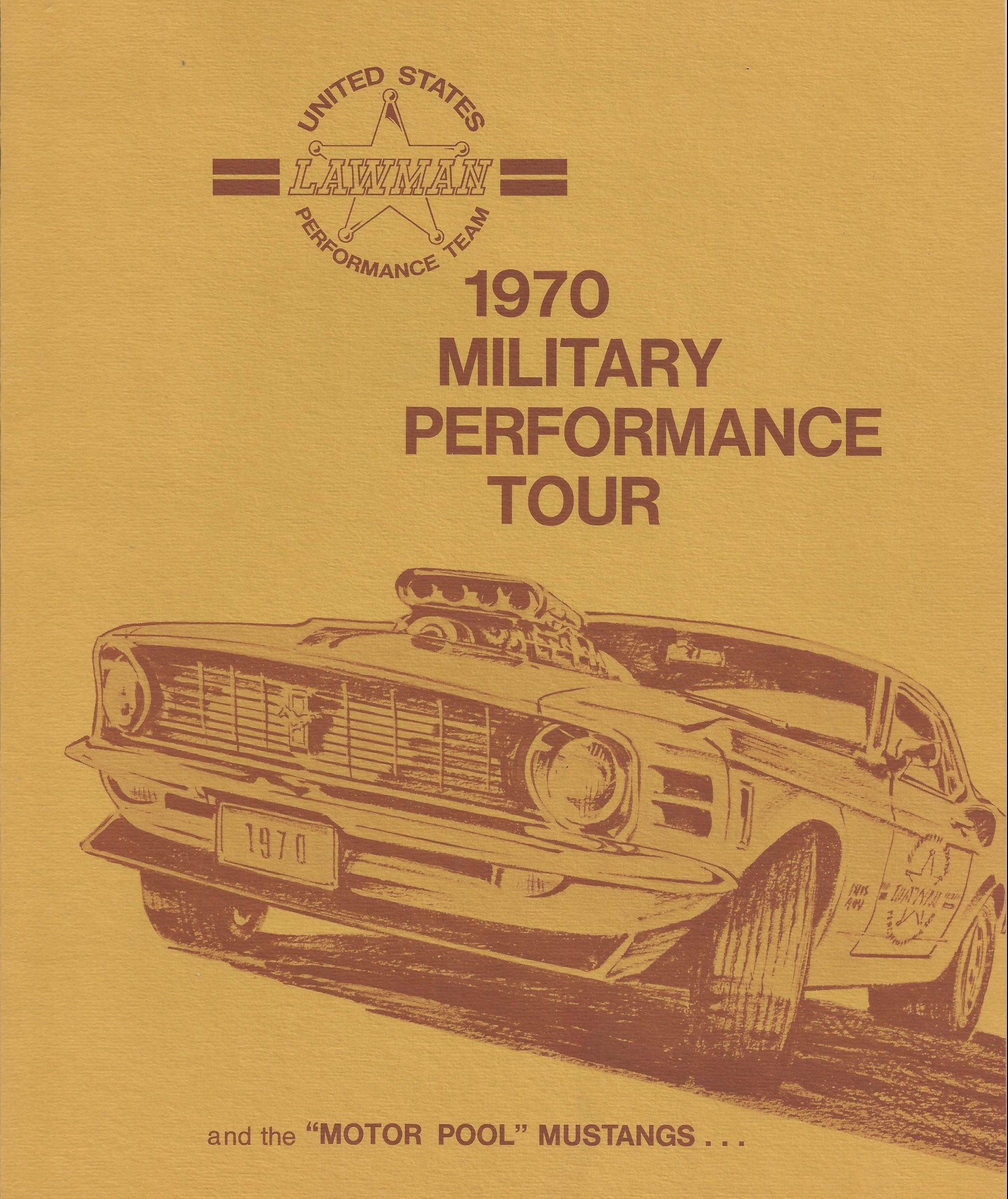 La Mustang militaire "Lawman" 1970; seule 2 exemplaires fut construites par Ford. Lawman_Boss_429_Ford_Mustang_31-scaled-e1614705865521