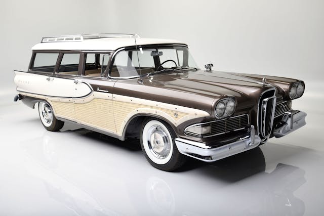 1958 EDSEL BERMUDA WAGON front three-quarter