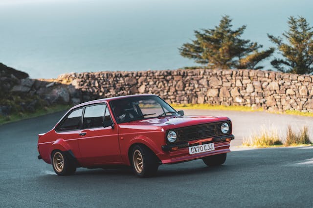 MST Mk2 front three-quarter driving action