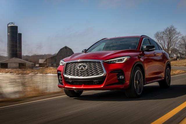 2022 Infiniti QX55 rolling