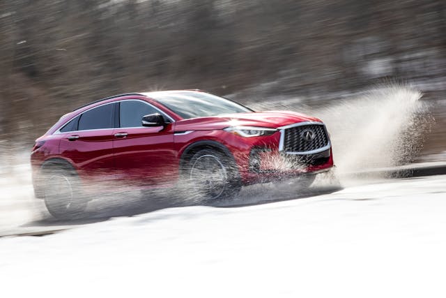 2022 Infiniti QX55 rolling