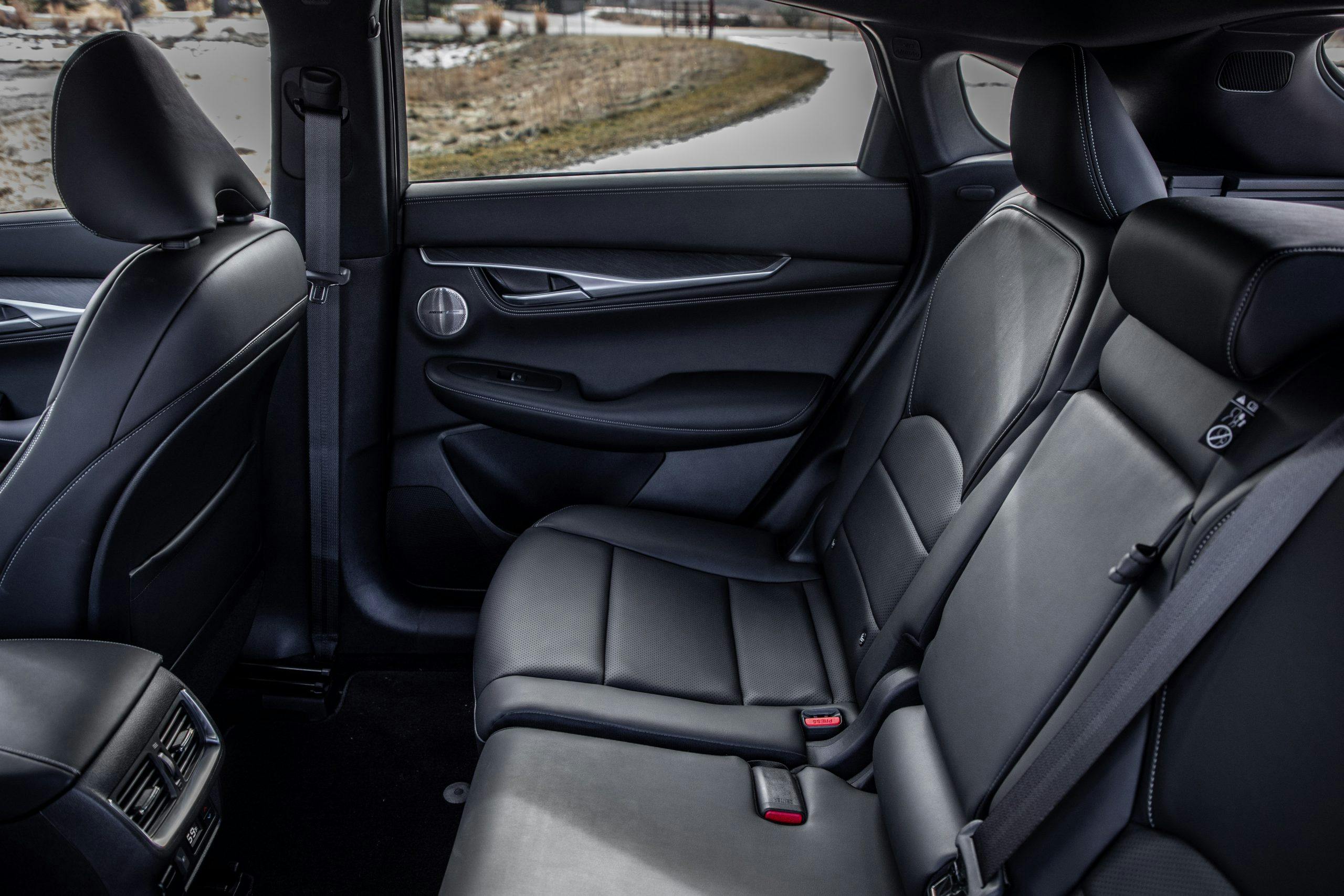 2022 Infiniti QX55 interior rear seats