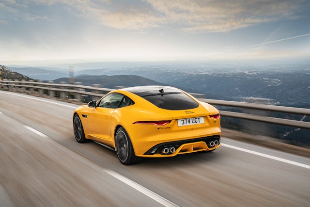 2021 Jaguar F-TYPE_R Coupe rear three-quarter