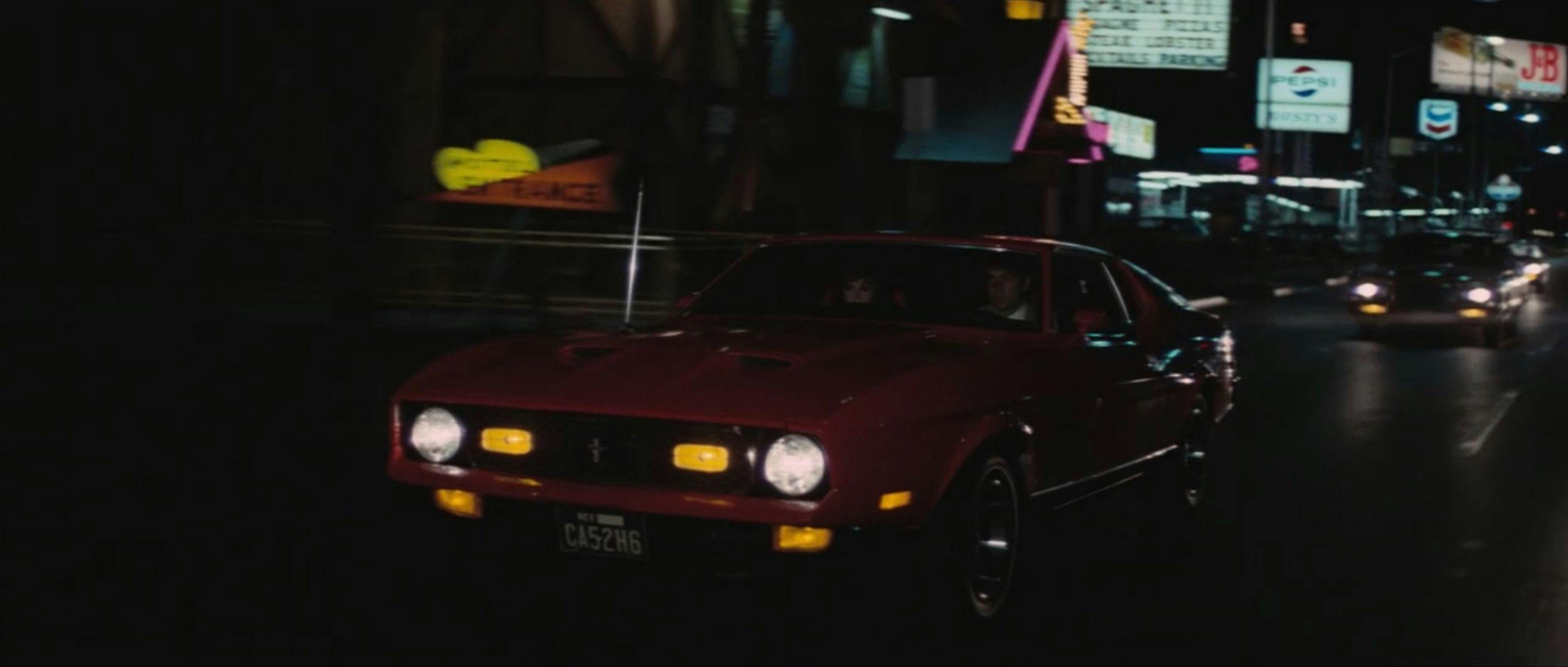 1971 Ford Mustang Mach 1 james bond night drive action