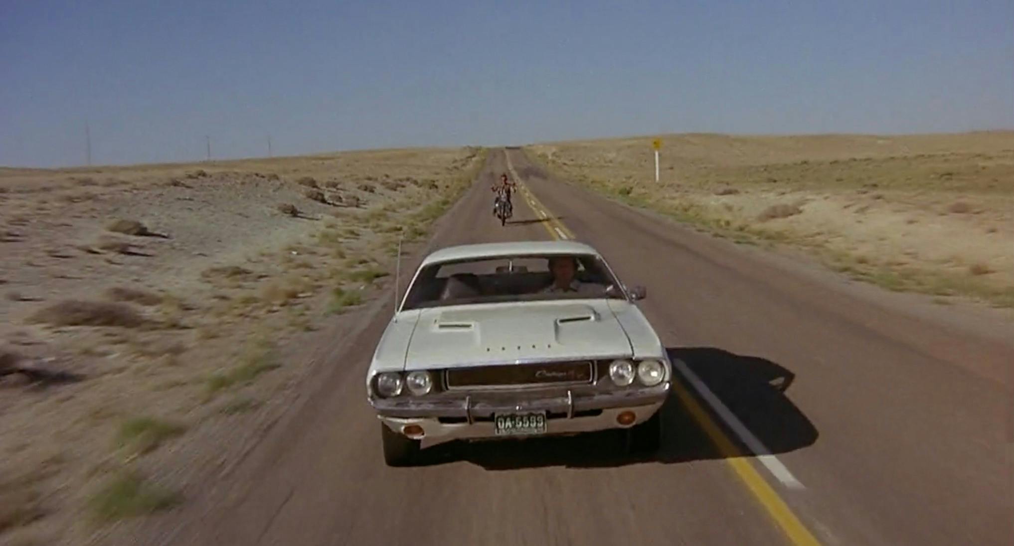 1970 Dodge Challenger R/T 440 Magnum front desert highway action