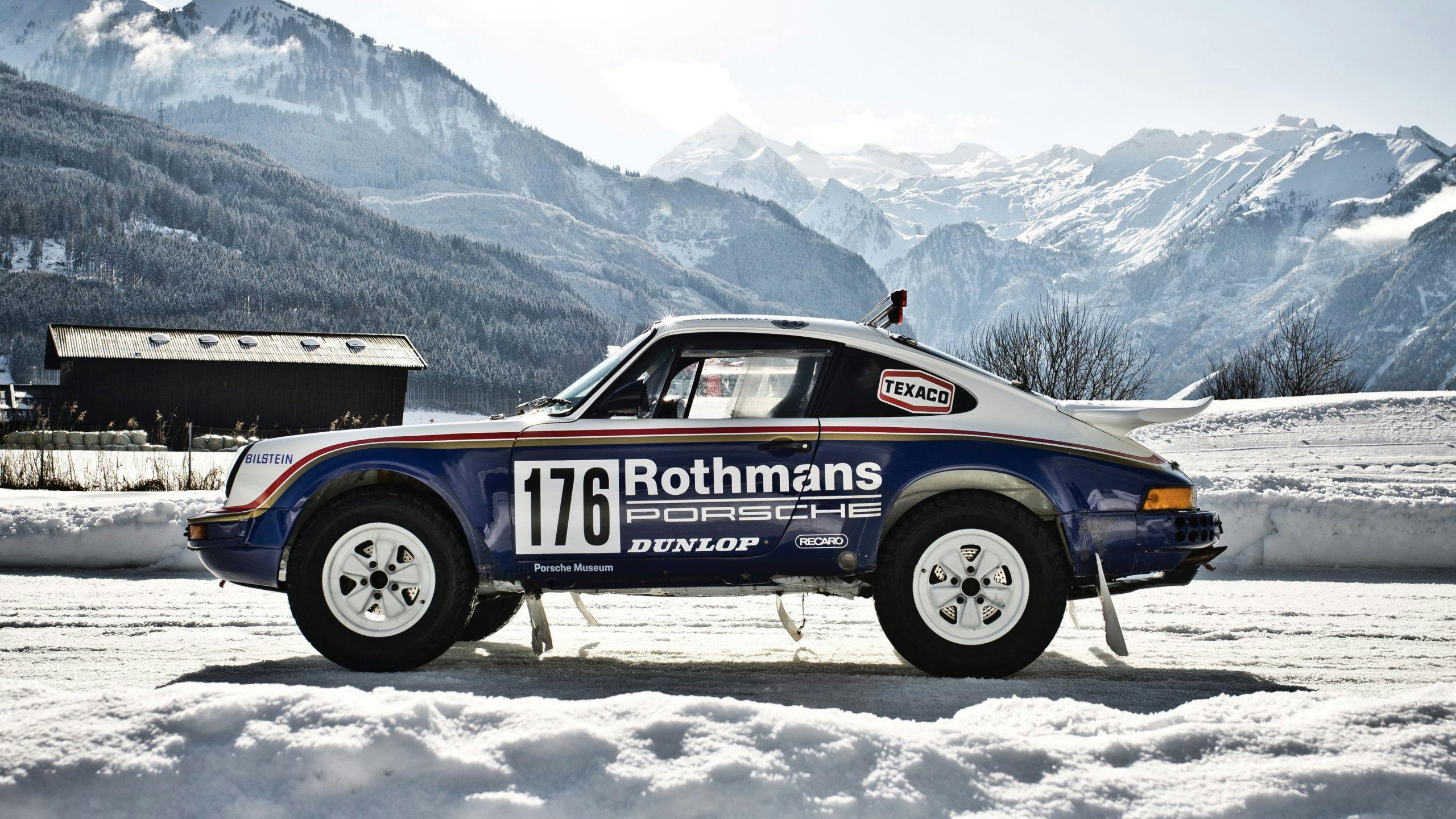 Porsche 953/Walter Röhrl side profile