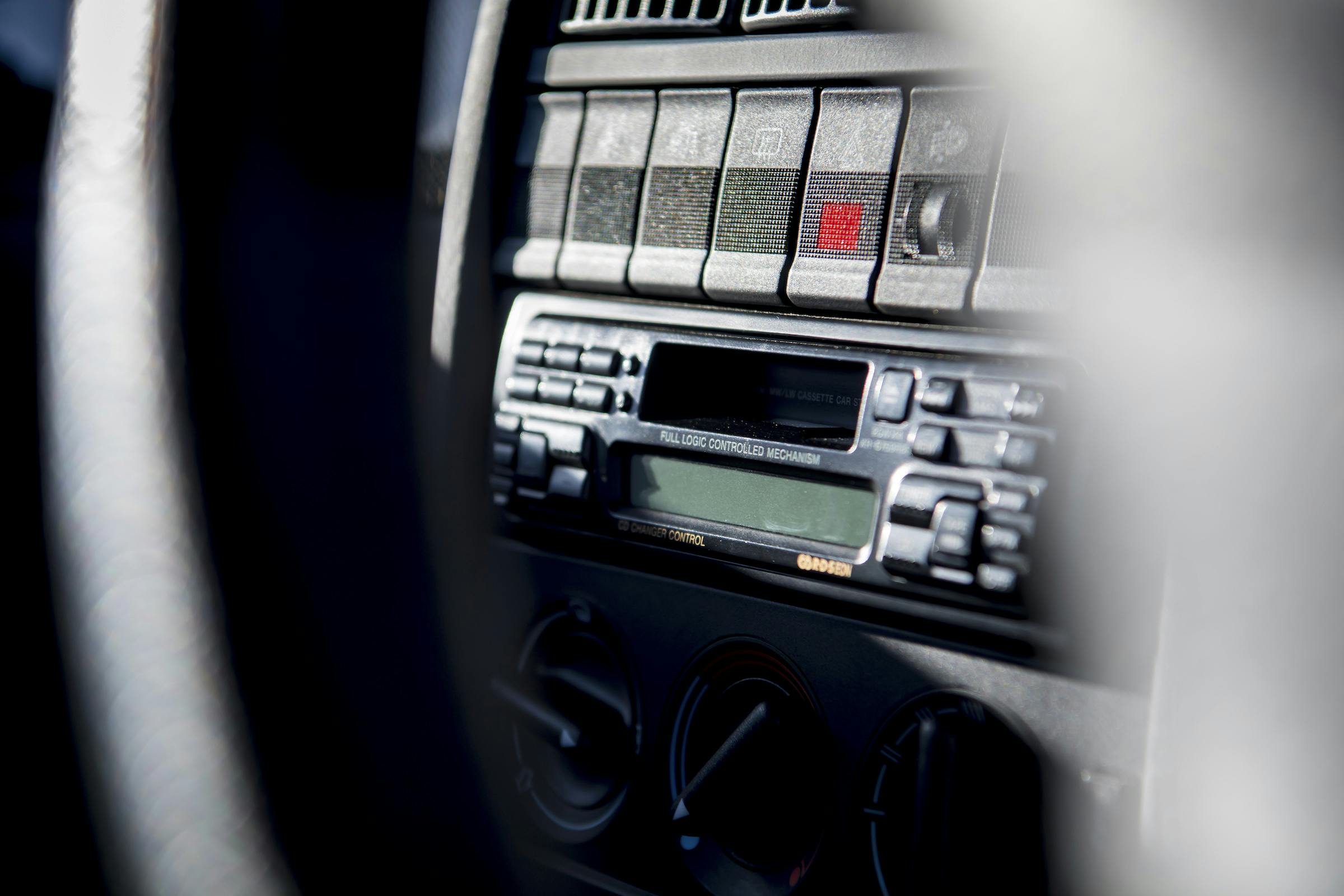 Audi RS2 interior radio controls