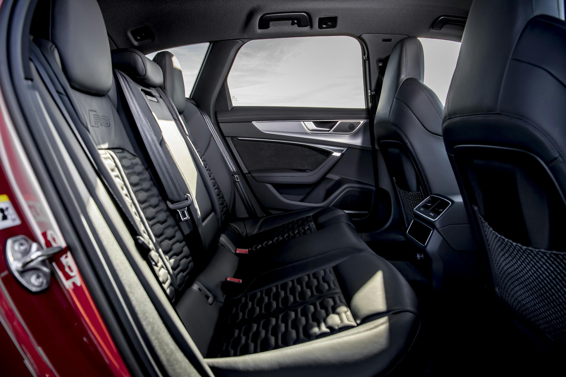 Audi RS6 interior rear seat