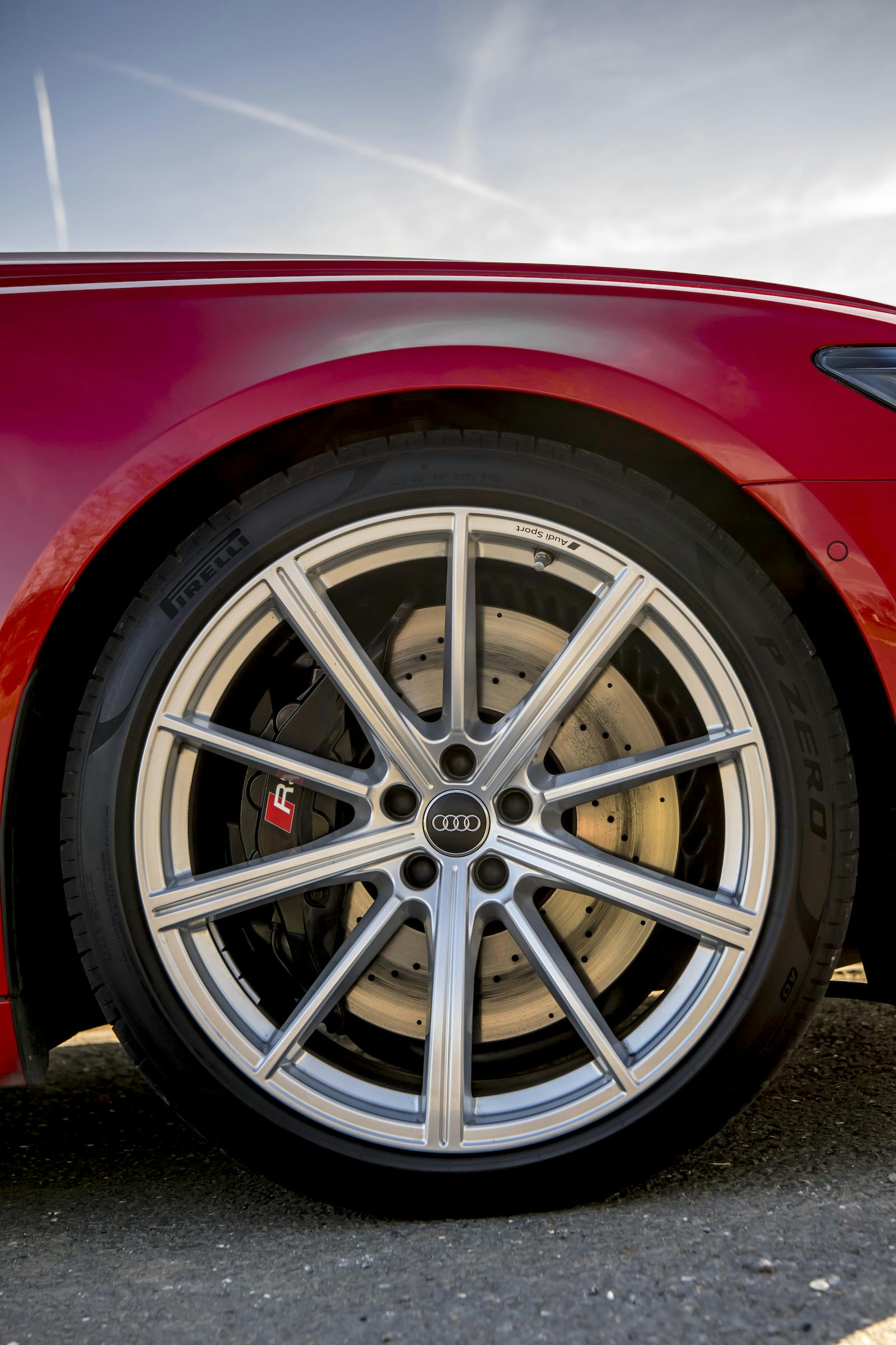 Audi RS6 front wheel detail