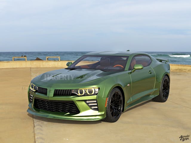 2021 Oldsmobile Cutlass Supreme what if graphic render green