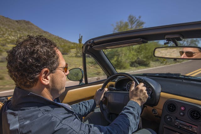 na miata interior driving action