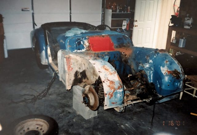 1959 Triumph TR3 restoration