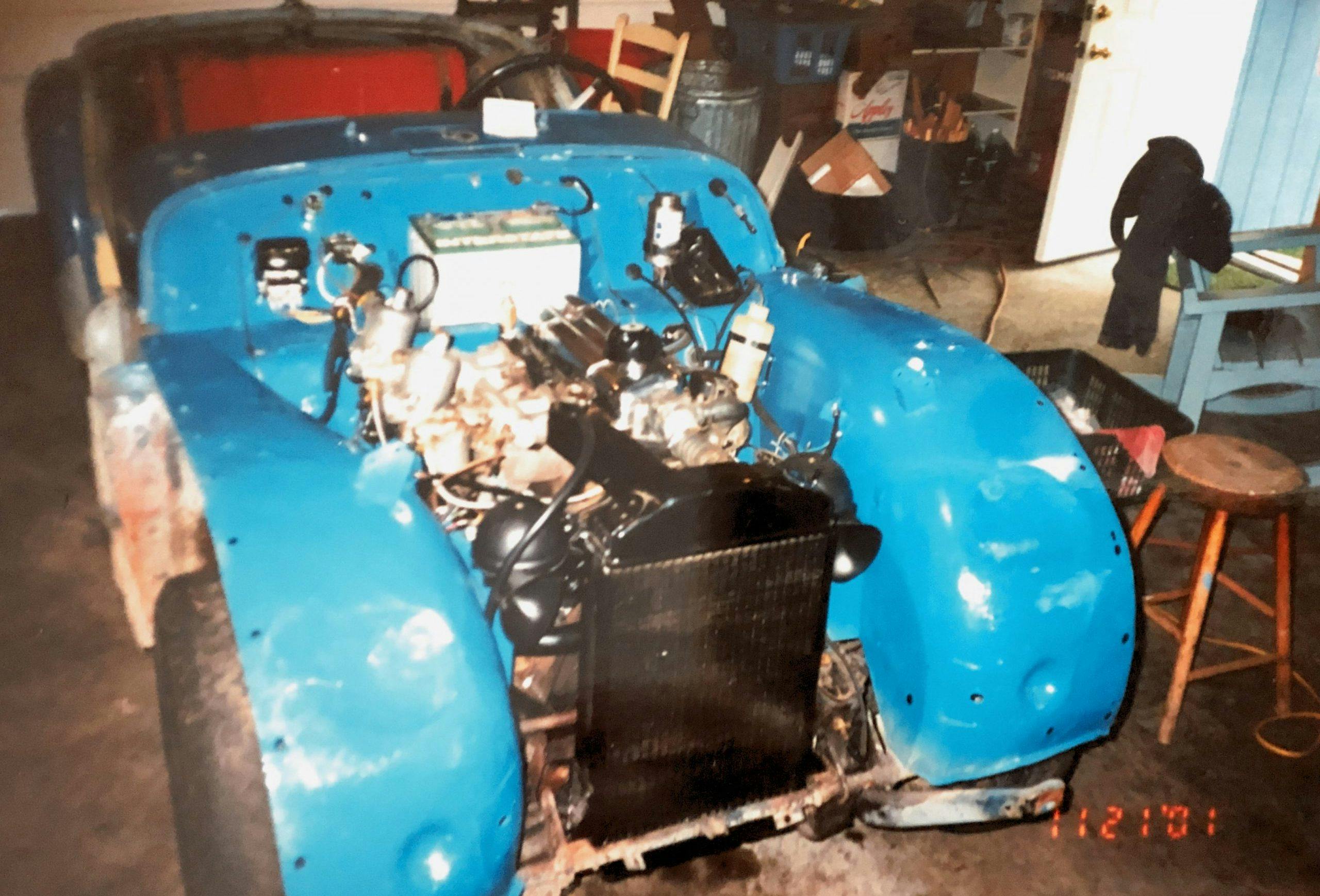 1959 Triumph TR3 restoration 2001