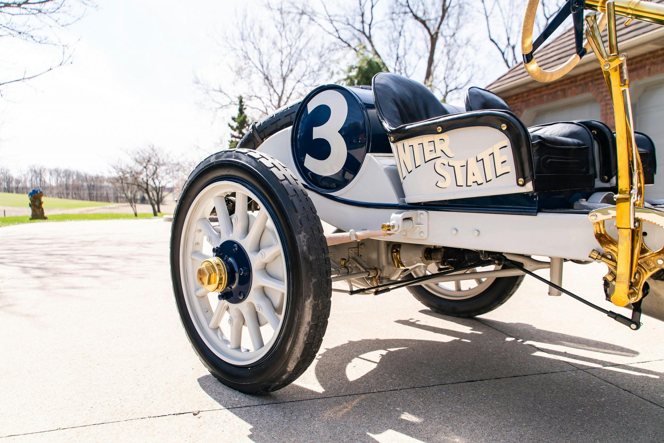 1911 Inter-State Fifty Bulldog Indianapolis Recreation rear wheels