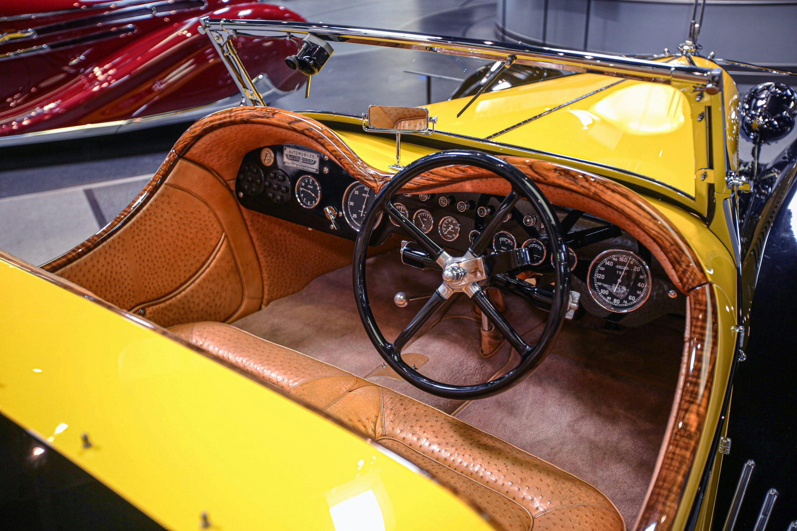 1934 Avions Voisin Type C27 Grand Sport Roadster interior