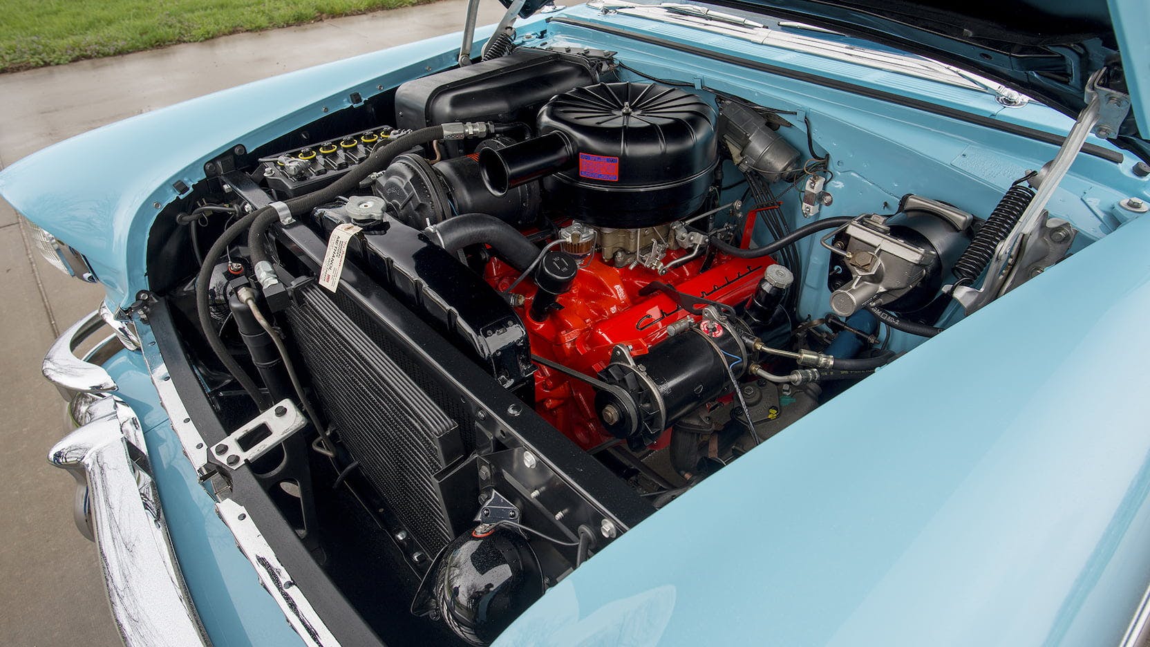 1955 Chevy Bel Air V8 Engine