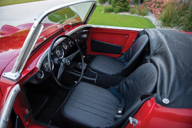 1959 Austin Healey Sprite Bugeye interior