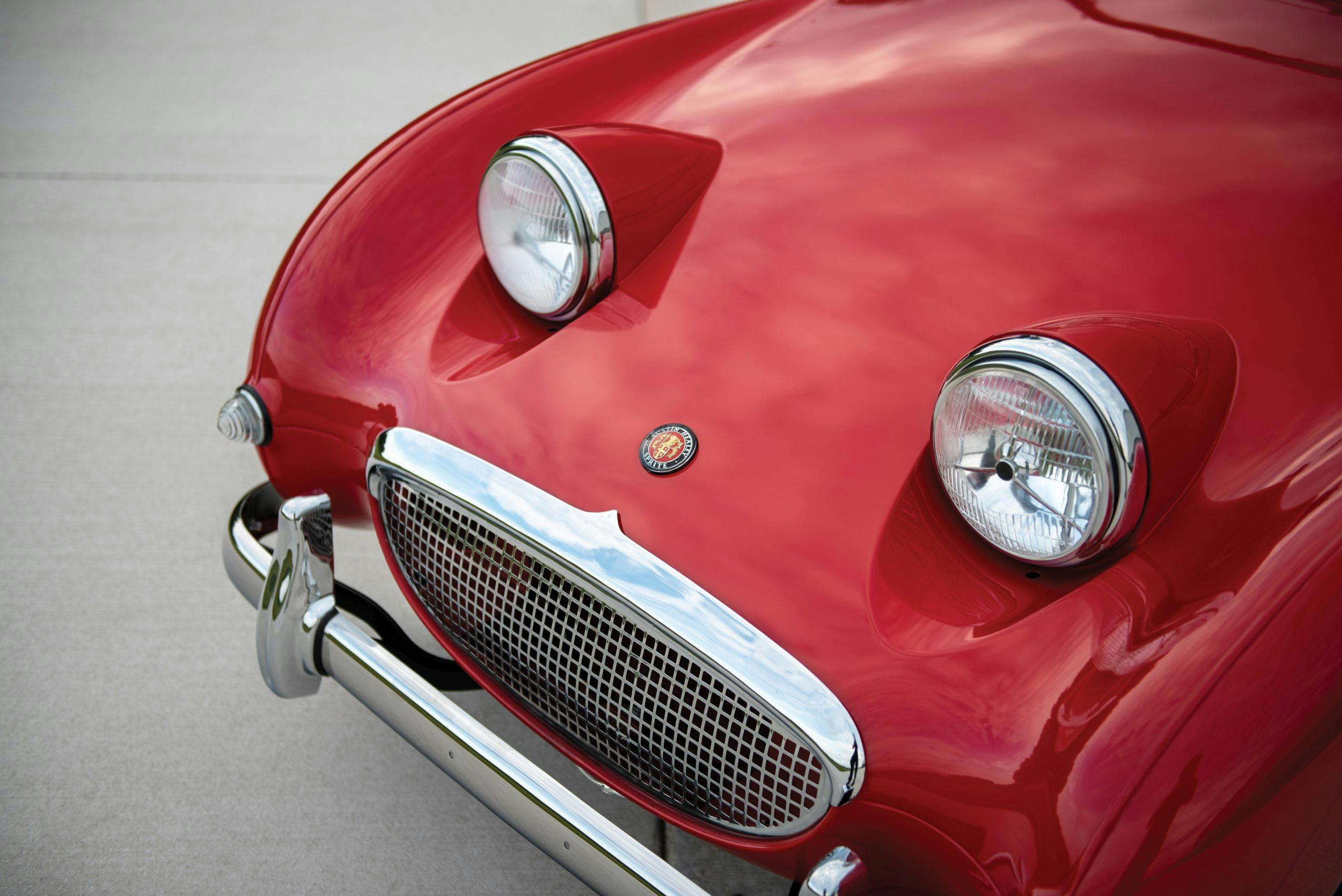 1959 Austin Healey Sprite Bugeye front fascia
