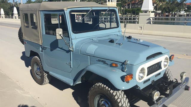 1970 Toyota FJ40 front three-quarter